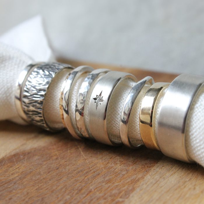 Silver Works Rings